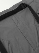ACRONYM - P30AL-E Wide-Leg Belted Layered Encapsulated Nylon Cargo Trousers - Gray