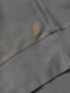 Birdwell - Jalama Logo-Embroidered Cotton-Jersey Sweatshirt - Gray