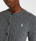 Polo Ralph Lauren Cable-knit wool and cashmere cardigan