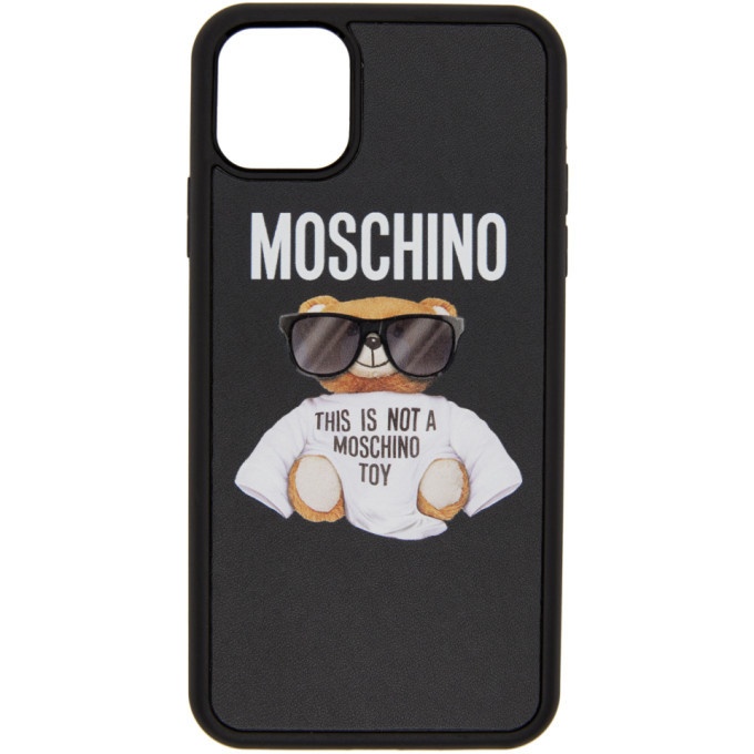 Photo: Moschino Black Bear iPhone 11 Pro Max Case