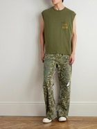 Gallery Dept. - Venura Straight-Leg Patchwork Camouflage-Print Cotton-Canvas Trousers - Green