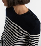Prada Striped virgin wool sweater