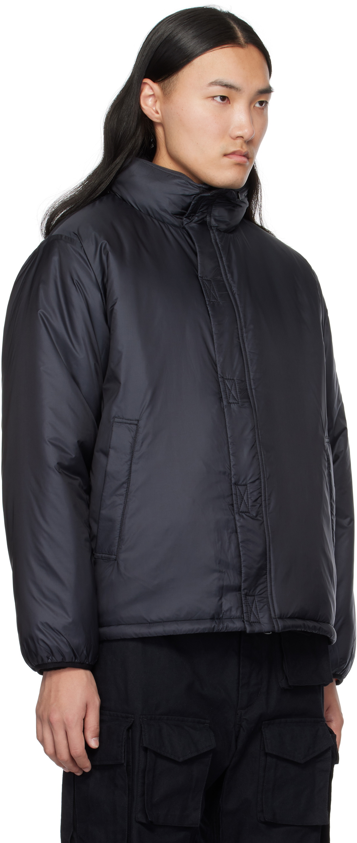BEAMS PLUS Black MIL Puff Ver.2 Ripstop Jacket Beams Plus BEAMS PLUS Black MIL Puff Ver.2 Ripstop Jacket Beams Plus