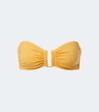 Eres Show gathered bandeau bikini top