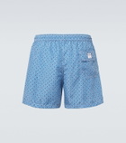 Fedeli Madeira printed swim trunks