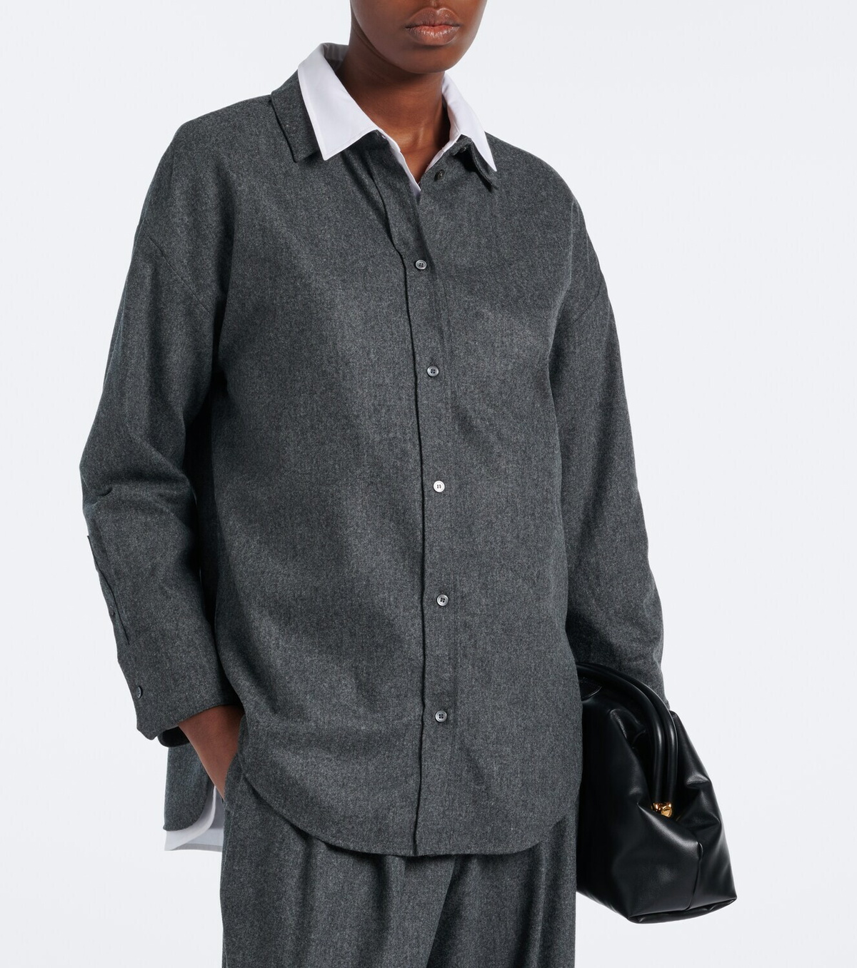 'S Max Mara Wool flannel shirt