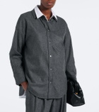 'S Max Mara Wool flannel shirt