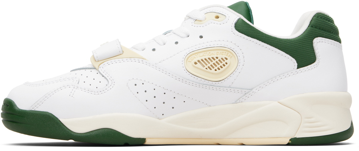 Lacoste White Game Train Pro Leather Sneakers