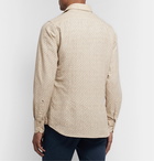 Incotex - Slim-Fit Printed Cotton-Blend Shirt - Neutrals