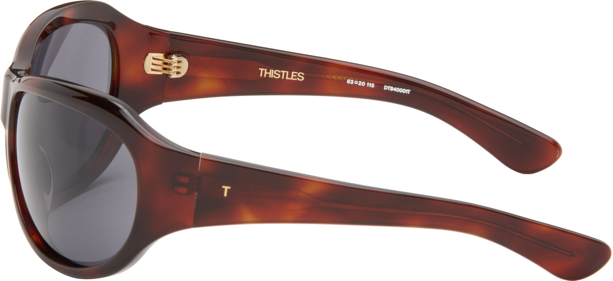 THISTLES Brown 'The ATLAS' Sunglasses