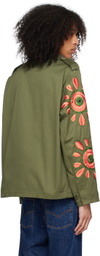 BLUEMARBLE Khaki Embroidered Jacket