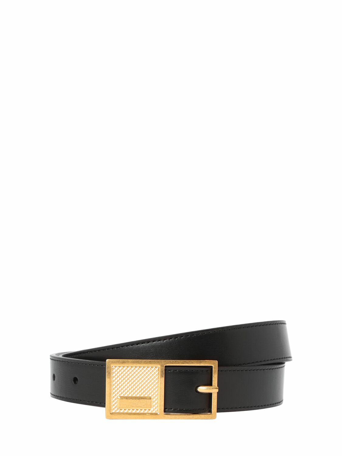 BALMAIN 25mm Signature Leather Belt Balmain