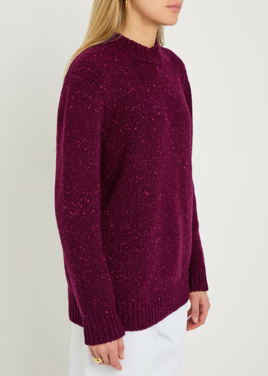Gabriela Hearst Alfie Cashmere Jumper Bordeaux