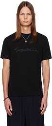 Giorgio Armani Black Printed T-Shirt