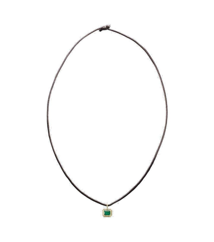 Photo: Octavia Elizabeth 18kt gold necklace with emerald