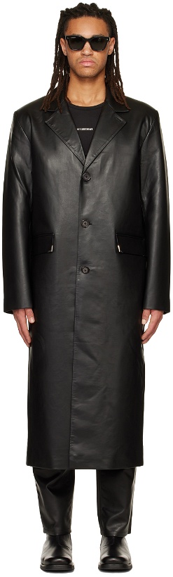 Photo: Han Kjobenhavn Black Slim Faux-Leather Jacket