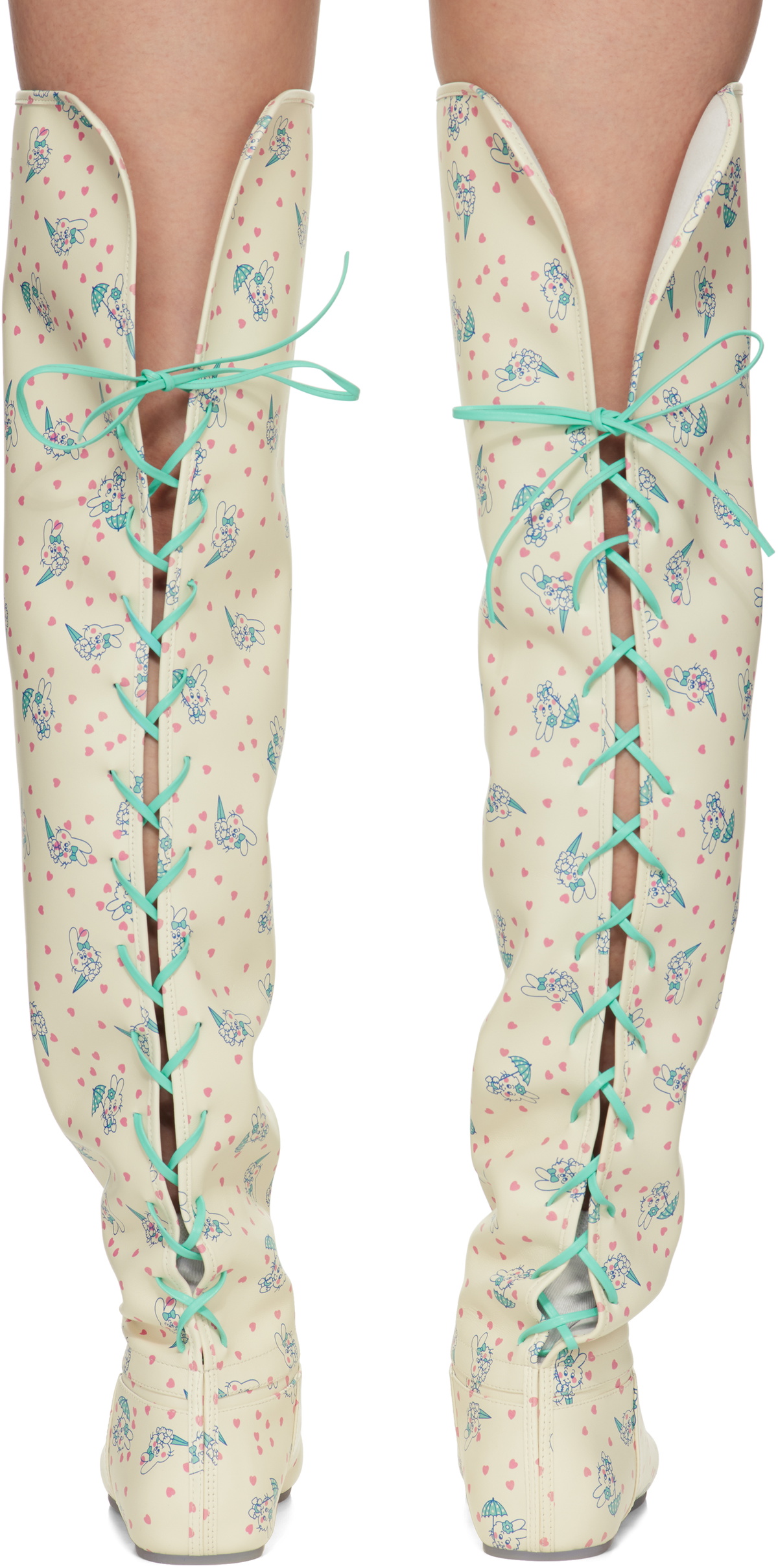 【Ashley Williams】★関税送料込★ Slouchy Thigh-High Ashley Williams Off-White Slouchy Thigh-High Tall Boots
