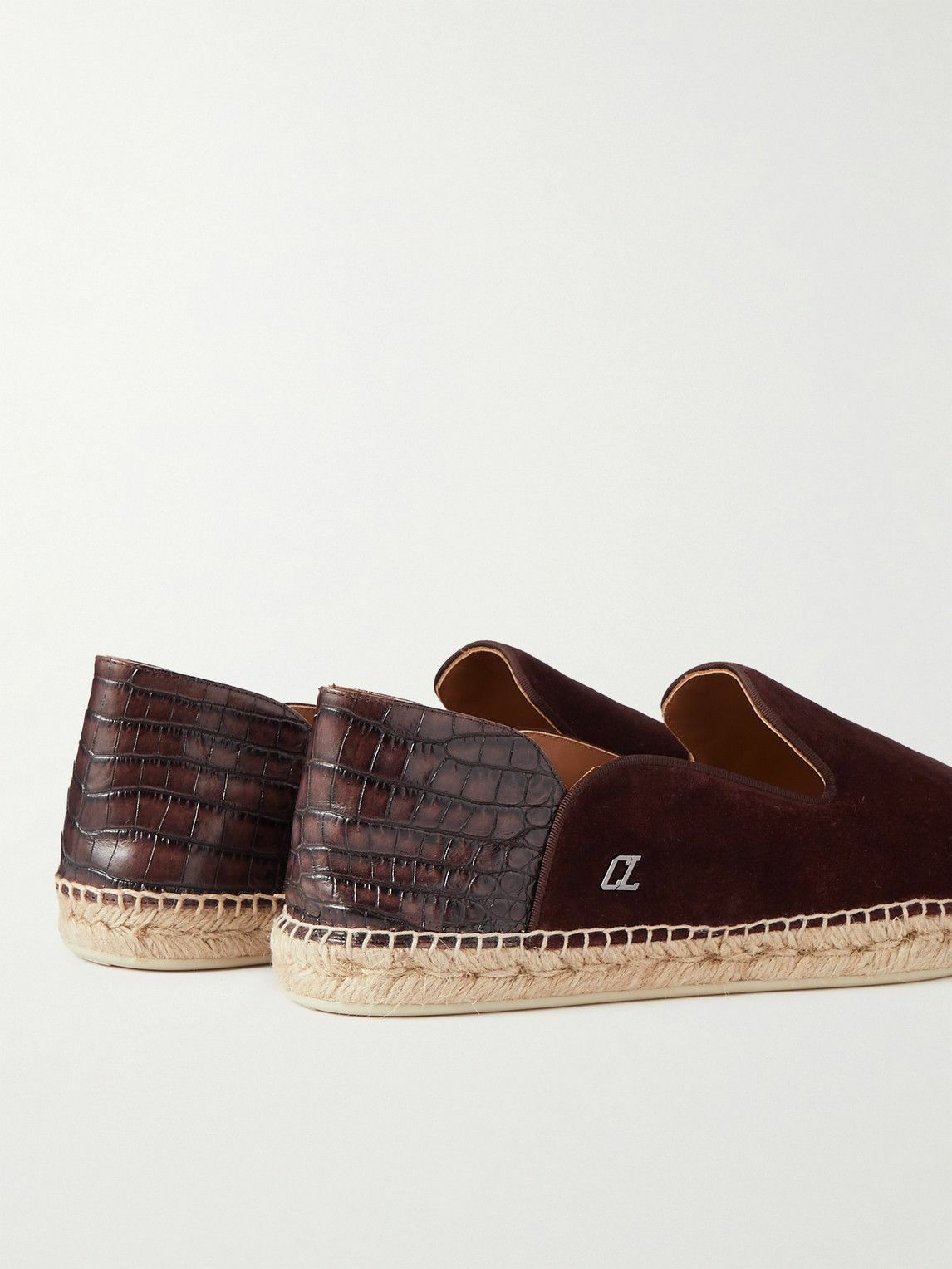 Christian Louboutin Men's Suede Espadrilles