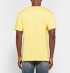 Gucci - Printed Cotton-Jersey T-shirt - Men - Yellow