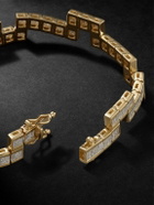 KOLOURS JEWELRY - Tetris 18-Karat Gold Diamond Bracelet - Gold