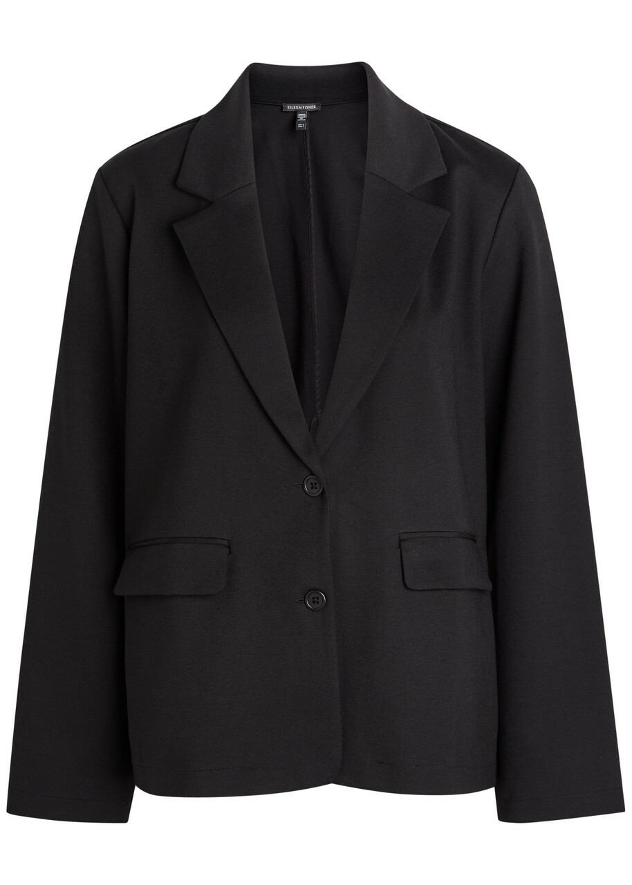 Eileen Fisher J Easy Jersey Blazer Black