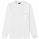 Napapijri Men's Long Sleeve Pocket T-Shirt in Bright White