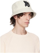 Y-3 Off-White Embroidered Bucket Hat
