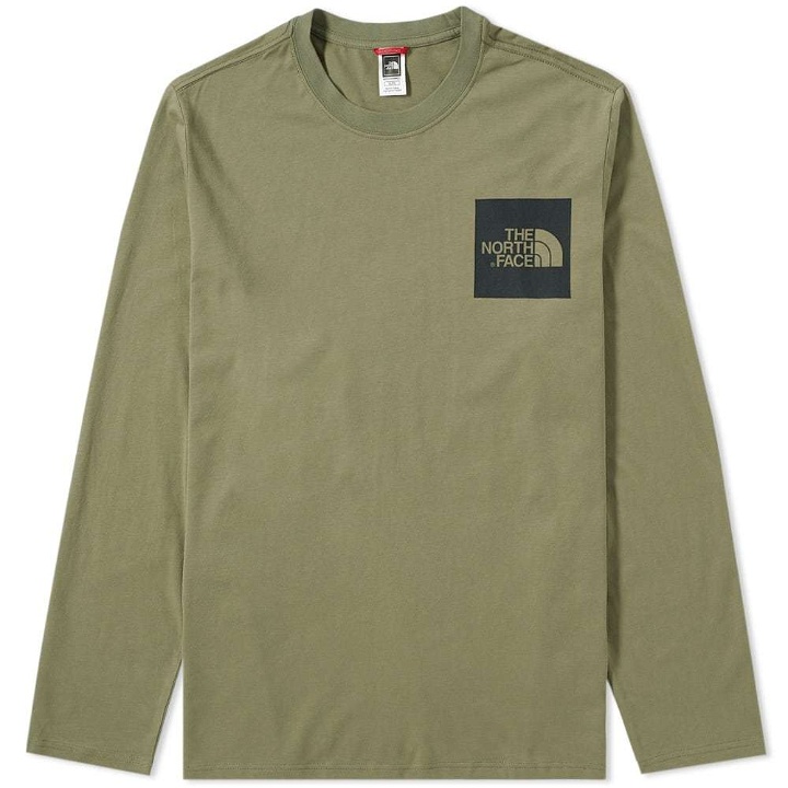 Photo: The North Face Long Sleeve Fine Tee Green