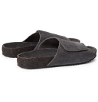 James Perse - Suede Slides - Gray