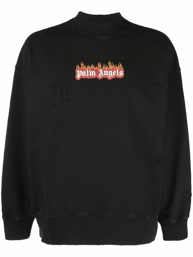 Photo: PALM ANGELS - Sweatshirt With Logo Print
