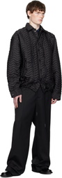 Toga Virilis Black Wave Quilting Jacket