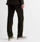 Massimo Alba - Tapered Cotton-Corduroy Suit Trousers - Green
