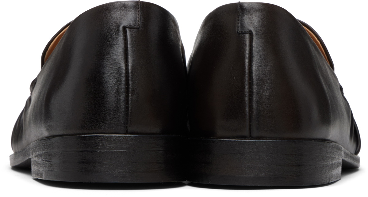 Marsèll Brown Mocassino Leather Loafers