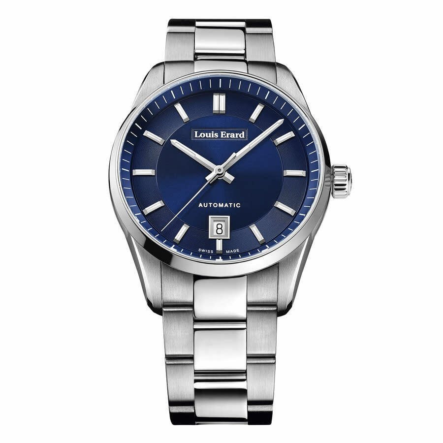 Louis Erard Heritage Automatic Blue Dial Mens Watch 69101AA35.BMA19