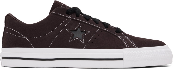 Photo: Converse Burgundy CONS One Star Pro Low Top Sneakers