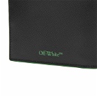 Off-White Men's Logo Billfold Wallet in Black/Green