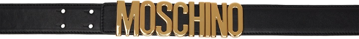 Photo: Moschino Black Logo Belt