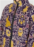 Fleur Fleece Zip Jacket in Purple