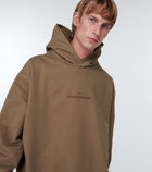 Maison Margiela - Oversized cotton jersey hoodie