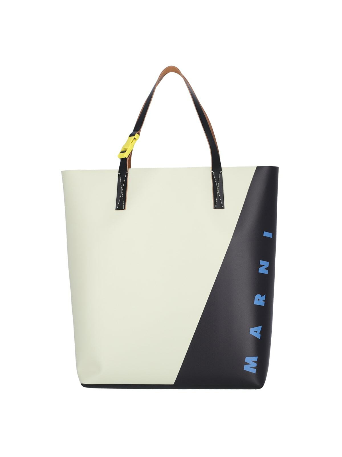 【MARNI】Logo Flat Tote Bag MARNI FLAT TOTE BAG | Garmentory