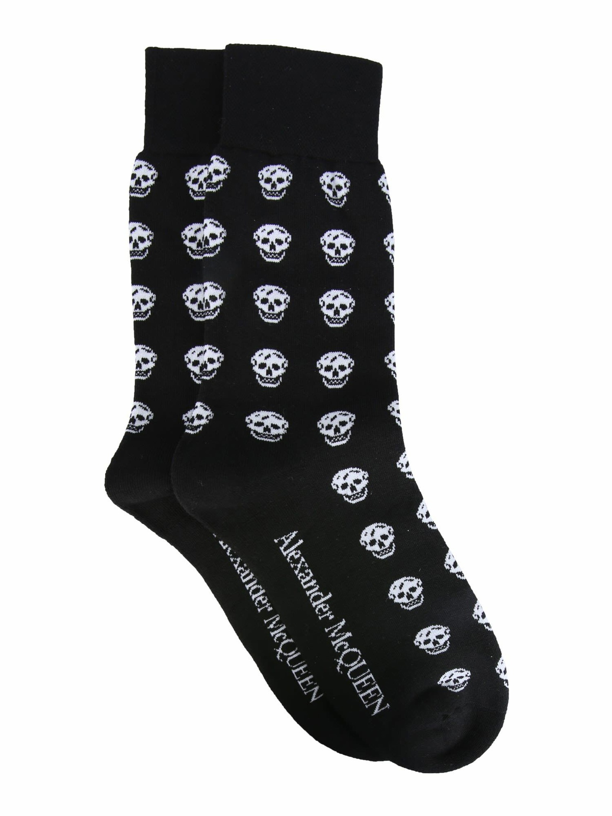 Alexander McQueen White Graffiti Socks Alexander McQueen