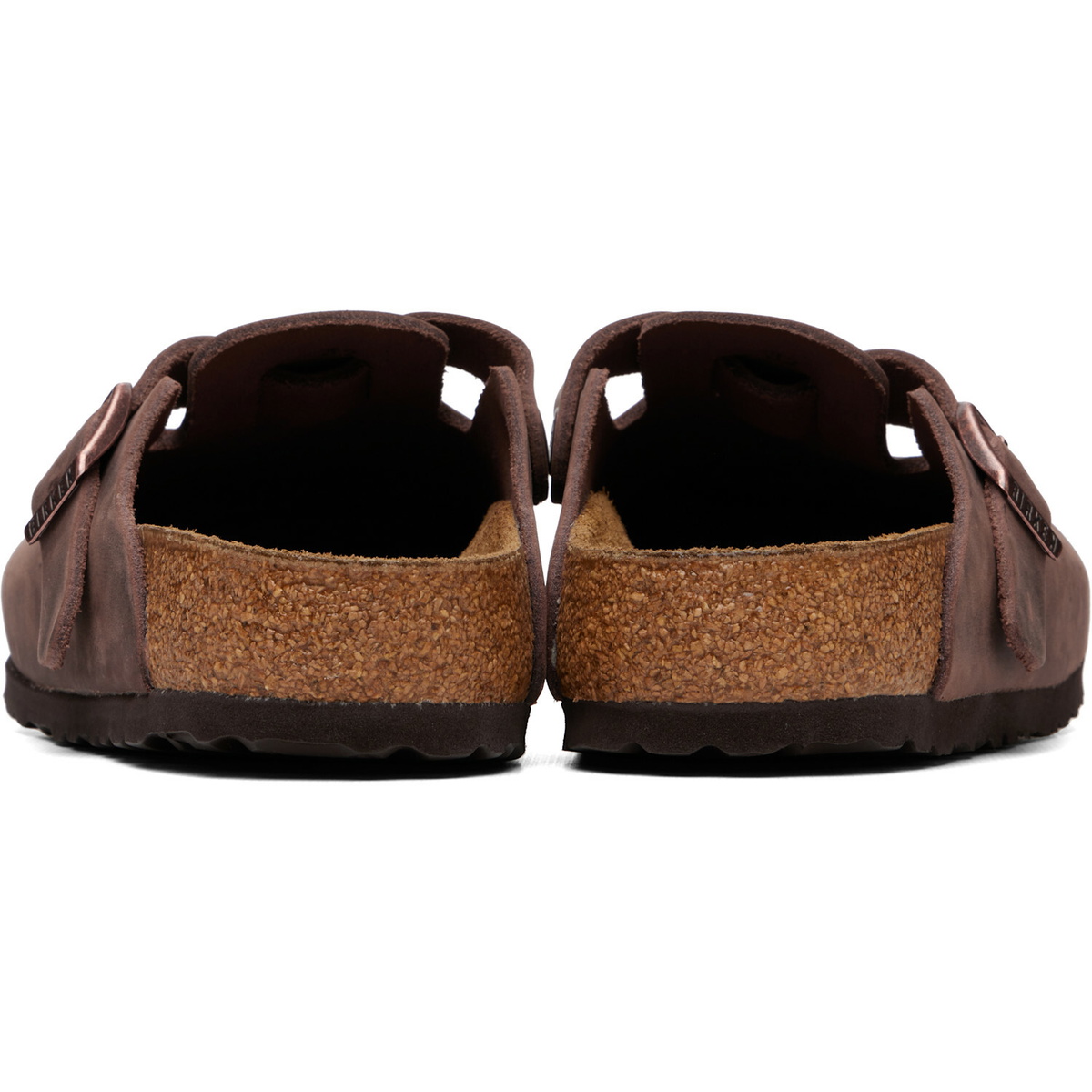 Birkenstock Brown Regular Boston Oiled Leather Loafers