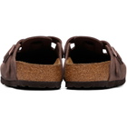 Birkenstock Brown Regular Boston Oiled Leather Loafers
