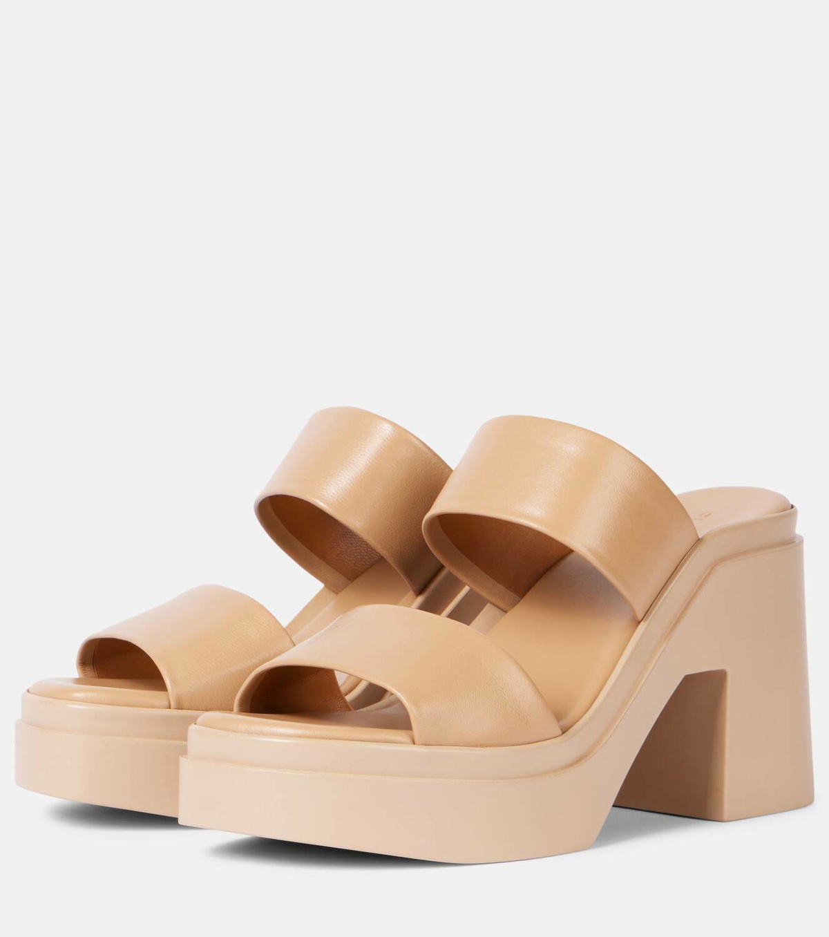 Clergerie Next leather platform sandals