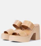 Clergerie Next leather platform sandals
