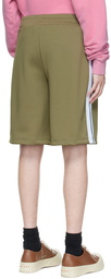 Palm Angels Khaki Classic Track Shorts