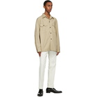 Dunhill Beige Cotton Twill Over Shirt