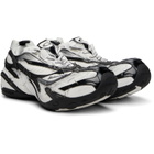 Balenciaga White & Black Soleless Sneakers