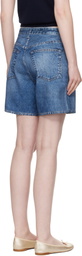 rag & bone Blue Miramar Kaia Shorts