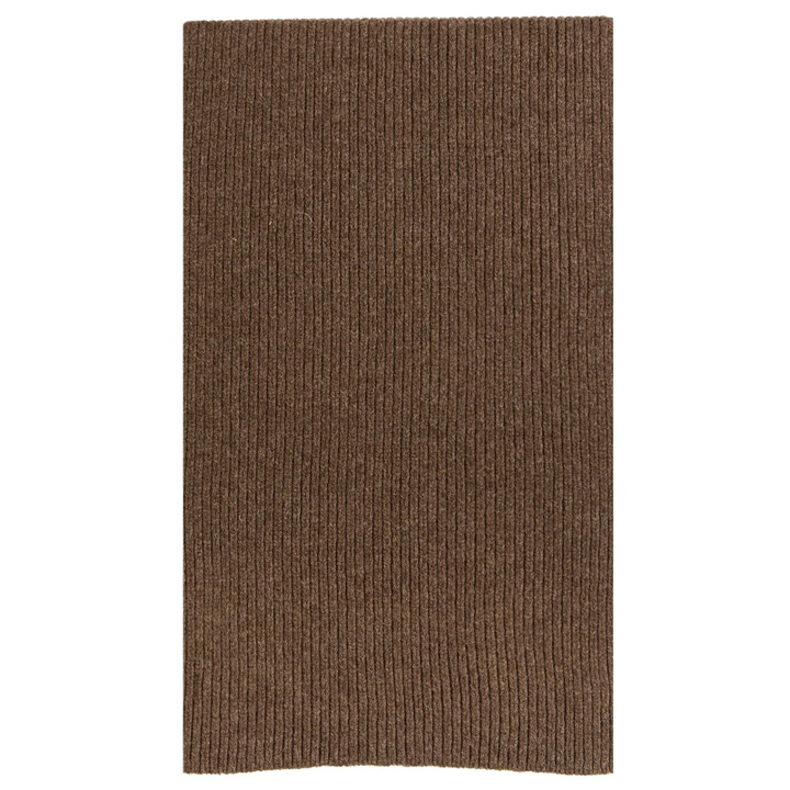 Photo: Baserange Women's Mea Merino Wool Scarf in Burel Brown 